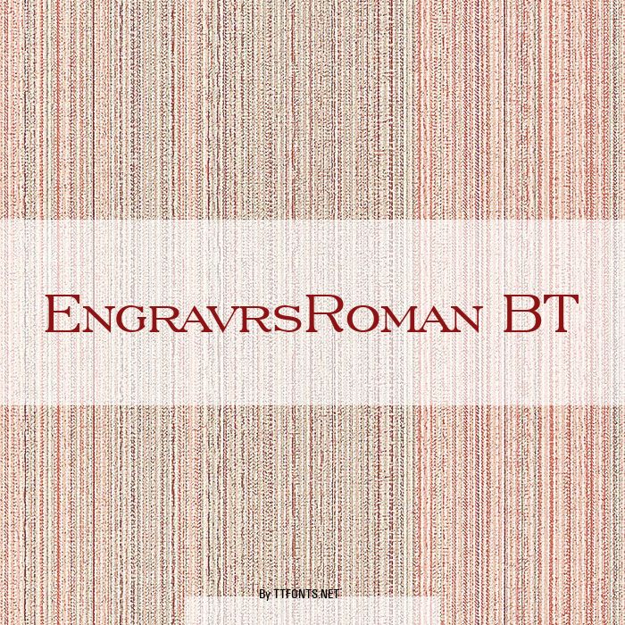 EngravrsRoman BT example